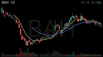 BAH daily chart