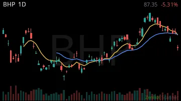 BHP daily chart