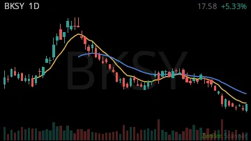 BKSY daily chart