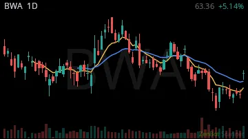 BWA daily chart