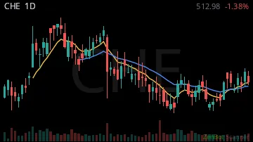 CHE daily chart