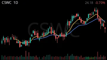 CSWC daily chart