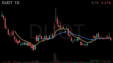DUOT daily chart