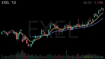 EXEL daily chart
