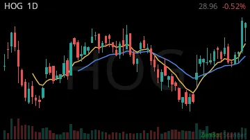 HOG daily chart