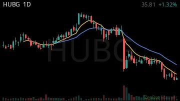 HUBG daily chart