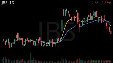 JBS daily chart