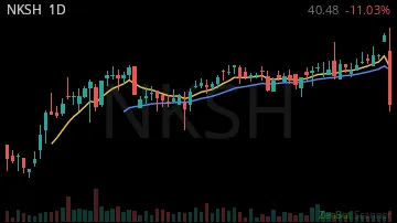 NKSH daily chart