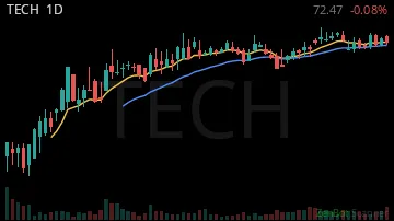 TECH daily chart