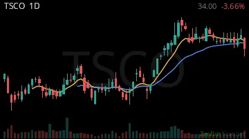 TSCO daily chart
