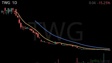 TWG daily chart