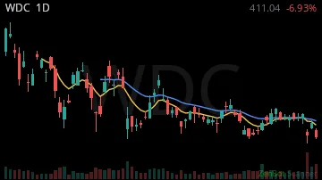 WDC daily chart