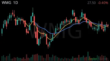 WMG daily chart