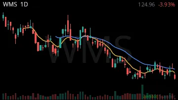WMS daily chart